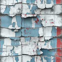 seamless Seamless 3D PBR Cracked and Peeled Painted Wood Texture with Blue and White Layers texture 8k free download PBR