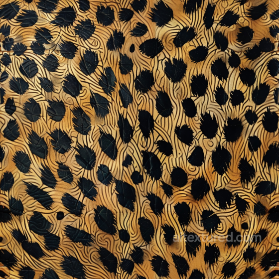 Embossed Leopard Print Leather Texture with Matte Finish Leather texture preview
