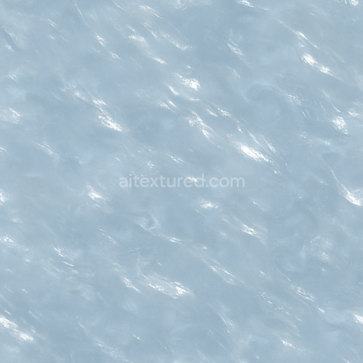 Seamless 3d texture pbr 8k illustrating icy gloss on smooth ice with icy glare