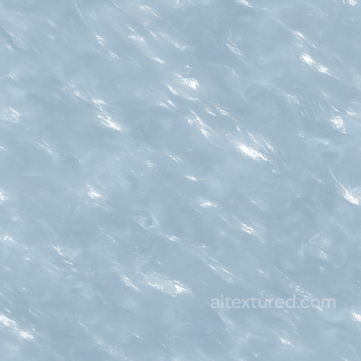 Illustrating Icy Gloss On Smooth Ice With Icy Glare seamless Ice PBR texture