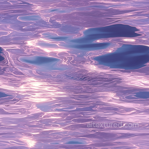 Reflective Stylized Purple Water Surface Seamless Texture seamless Water PBR texture