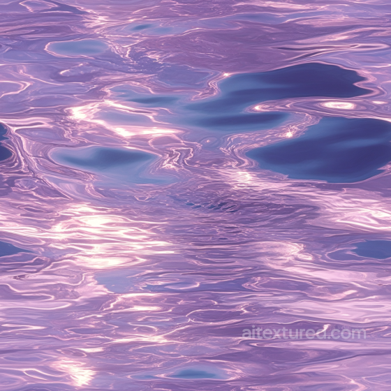 Reflective Stylized Purple Water Surface Seamless Texture Water texture preview
