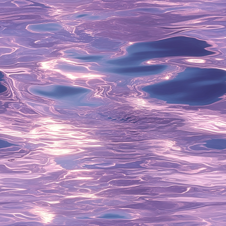 Reflective Stylized Purple Water Surface seamless PBR texture preview