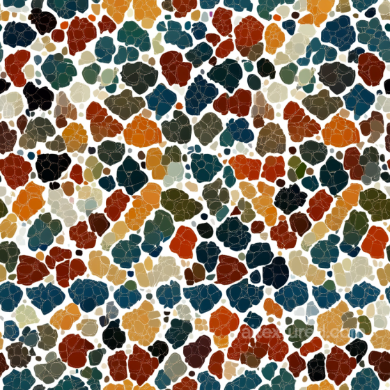 Mosaic PBR Texture Featuring Multicolored Retro Terrazzo Stone Chips Mosaic texture preview