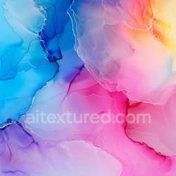 seamless Seamless 3D Alcohol Ink PBR Texture Featuring Ethereal Pink and Blue Fluid Flows texture 8k free download PBR