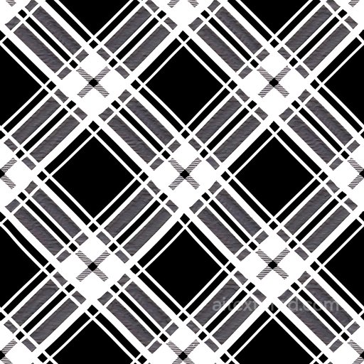 Seamless Black and White Plaid 3D PBR Texture with Striped Details texture preview