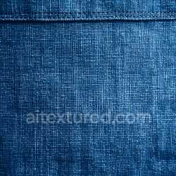 seamless Seamless 3D Cracked Denim Fabric PBR Texture with Blue Worn Surface and Stitch Detail texture 8k free download PBR
