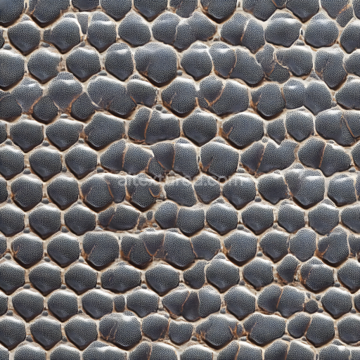 Seamless 3D PBR reptilian skin texture with highly detailed scale pattern