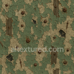 seamless Seamless 3d texture pbr 8k haunted house paint with peeling paint and cracked plaster texture 8k free download PBR