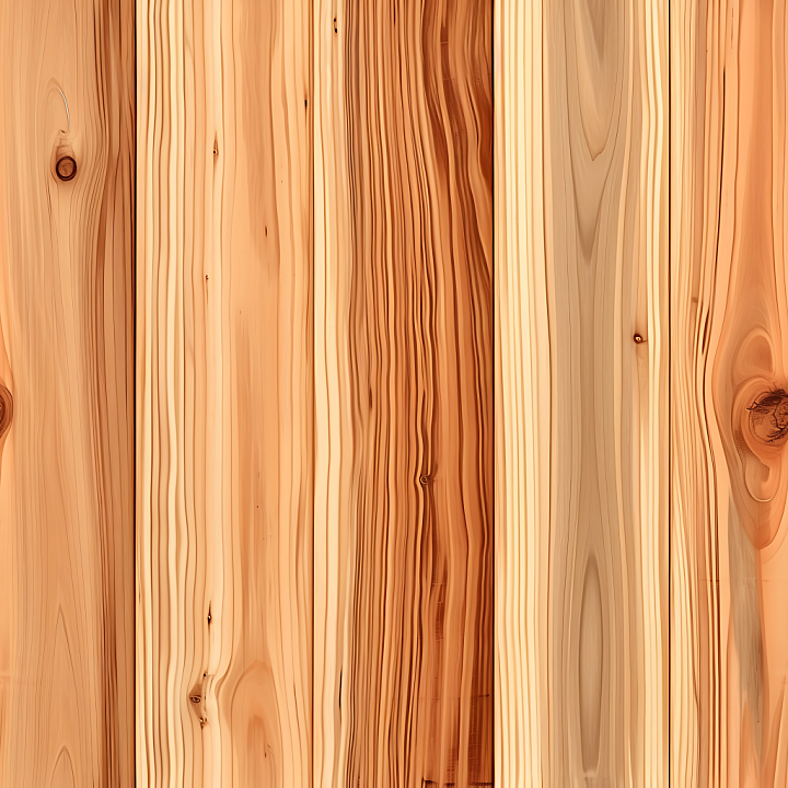 Pine Wood with Natural Knots and Grain Patterns seamless PBR texture preview
