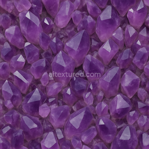 Seamless 3d texture pbr 8k amethyst crystal cluster natural crystal photorealistic