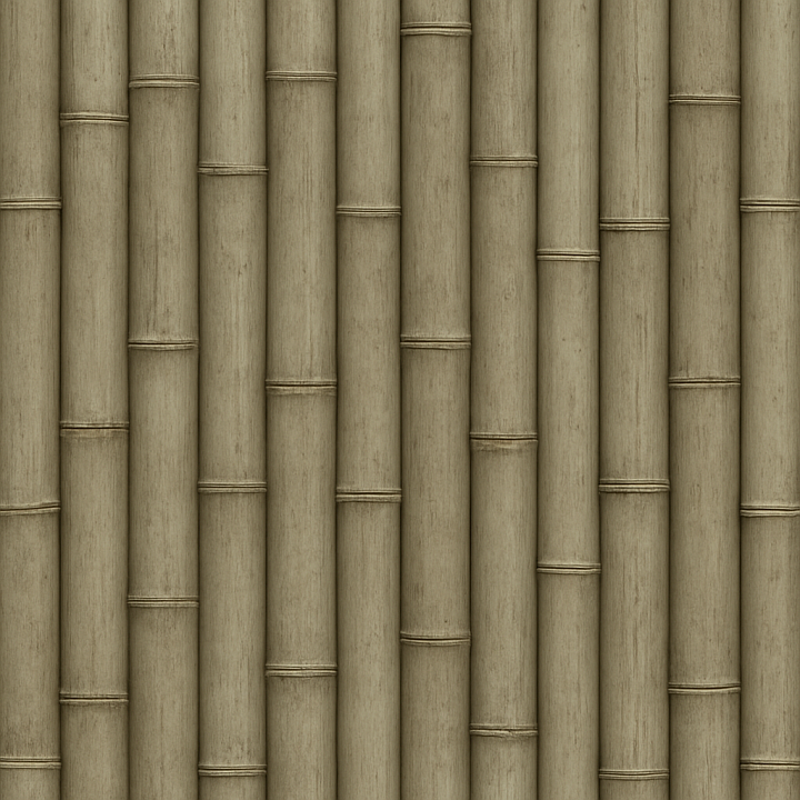 Dull Bamboo seamless PBR texture preview