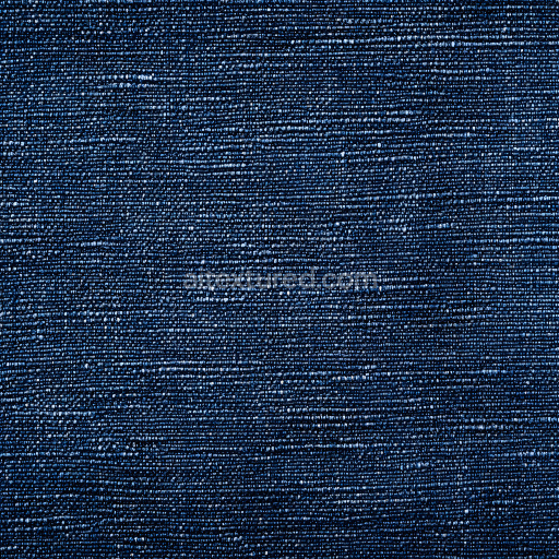 Seamless 3D PBR cracked dark blue denim fabric texture with woven pattern