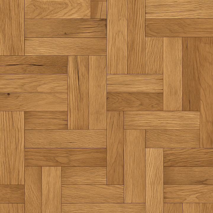 Rough Oak Parquet Wood seamless PBR texture preview