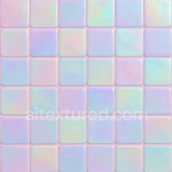 seamless Seamless 3d texture pbr 8k iridescent tiles mosaic with pastel tiles and smooth finish texture 8k free download PBR