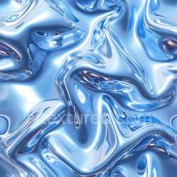 seamless Seamless 3D Inflated PBR Texture of Glossy Fluid Blue Surfaces texture 8k free download PBR