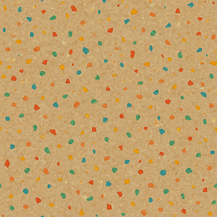 Retro Style Linoleum Sheet With Glossy Finish And Multi Color Flecks seamless PBR texture preview