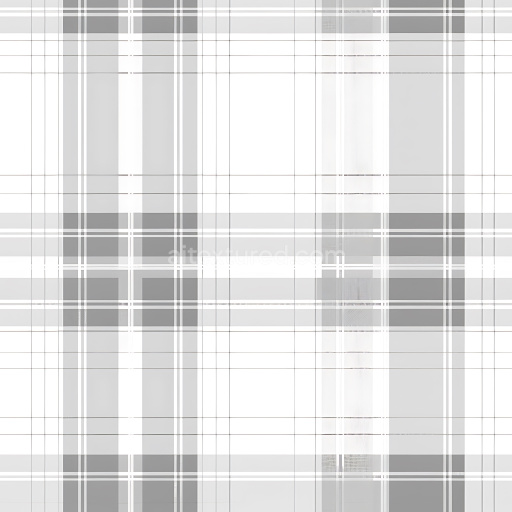 Seamless 3D PBR Texture of Subtle Grey and White Plaid Fabric Pattern