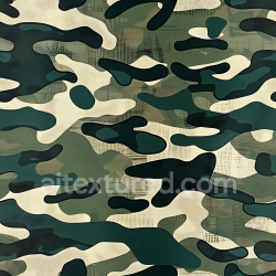 seamless Seamless 3D Woodland Camouflage PBR Texture with Organic Blotches and Subtle Fabric Detail texture 8k free download PBR
