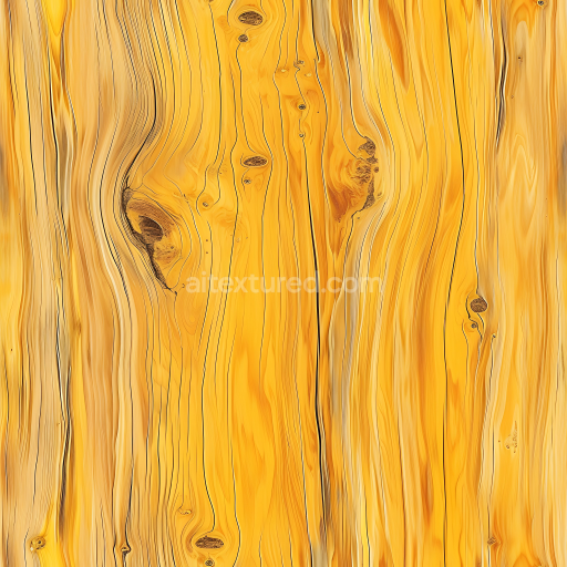 Seamless 3D PBR Golden Pine Wood Planks Texture with Detailed Grain and Knots