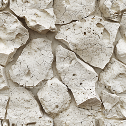 seamless Seamless 3D Cracked White Stone Wall PBR Texture with Rough Surface and Cracks texture 8k free download PBR