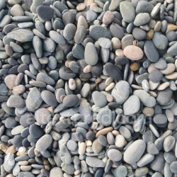 seamless High-resolution natural river stones texture with smooth rounded pebbles texture 8k free download PBR