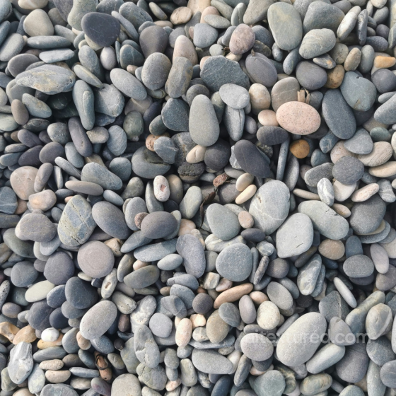 Natural River Stones Texture With Smooth Rounded Pebbles Stone texture preview