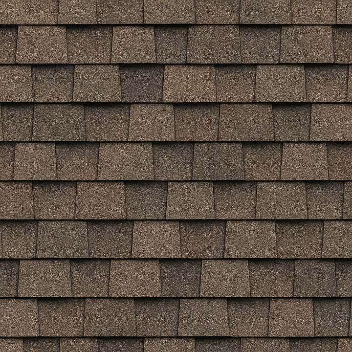 Detailed Shingle Roof seamless PBR texture preview