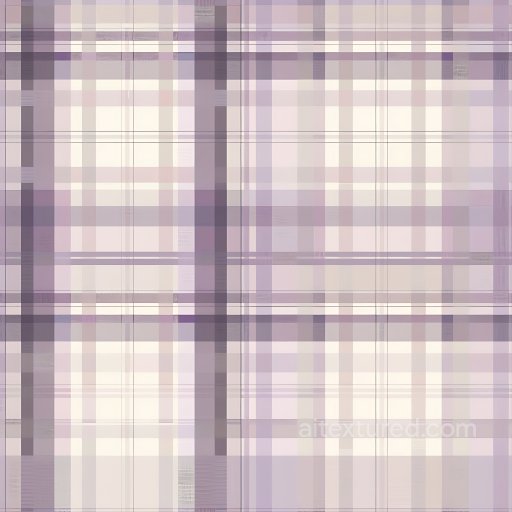 Seamless 3D Plaid Metal PBR Texture Featuring Soft Purple and Lavender Grid Pattern texture preview
