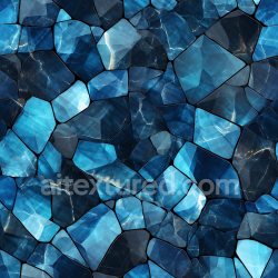 seamless Seamless 3D Black and Blue Marble Mosaic PBR Texture with Glossy Polished Stone texture 8k free download PBR