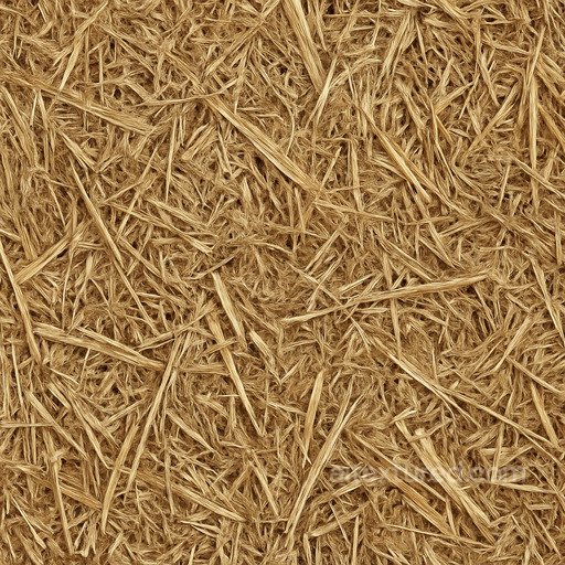 Photorealistic Barn Straw Seamless Texture seamless Hay-straw PBR texture
