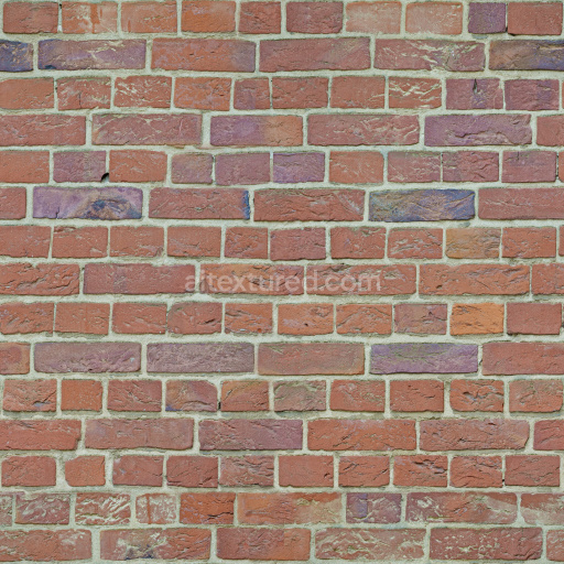 Bricks Red Seamless Textured Tileable Weathered Rough Matte Natural Vintage