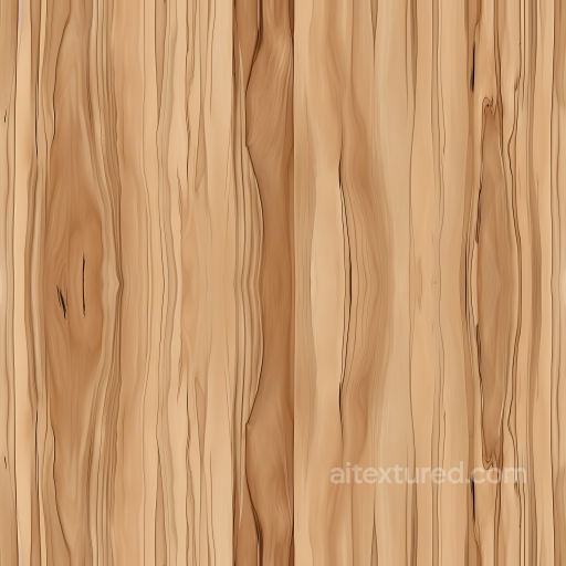 Light Beech Wood Planks PBR Texture with Fine Grain and Subtle Knots seamless Wood PBR texture