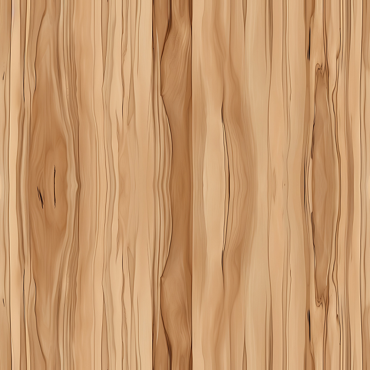 Light Beech Wood Planks with Fine Grain and Subtle Knots seamless PBR texture preview