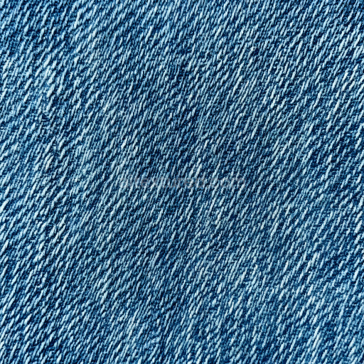 Seamless 3D PBR Cracked Denim Fabric Texture with Worn Blue Detail