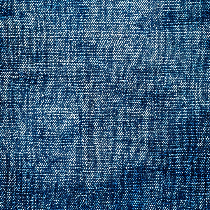 Cracked Denim Fabric with Worn Blue Weave Pattern seamless PBR texture preview
