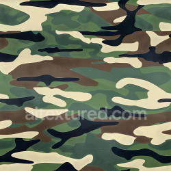 seamless Seamless 3D Woodland Camouflage PBR Texture with Organic Patch Pattern and Classic Military Colors texture 8k free download PBR