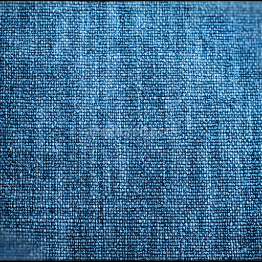 Seamless 3D Cracked Denim Fabric PBR Texture with Worn Holes and Frayed Edges