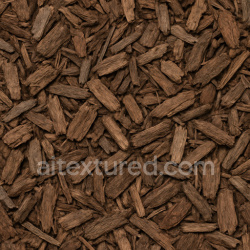 seamless Mulch Bark Chips Coarse texture 1024x1024 free download PBR