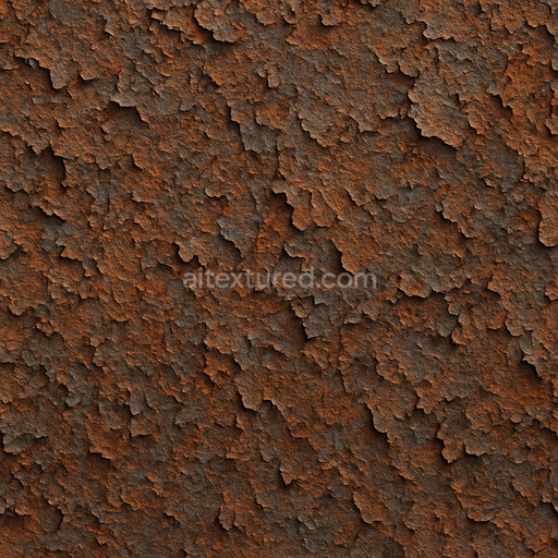 Flaky Corroded Steel Seamless Texture