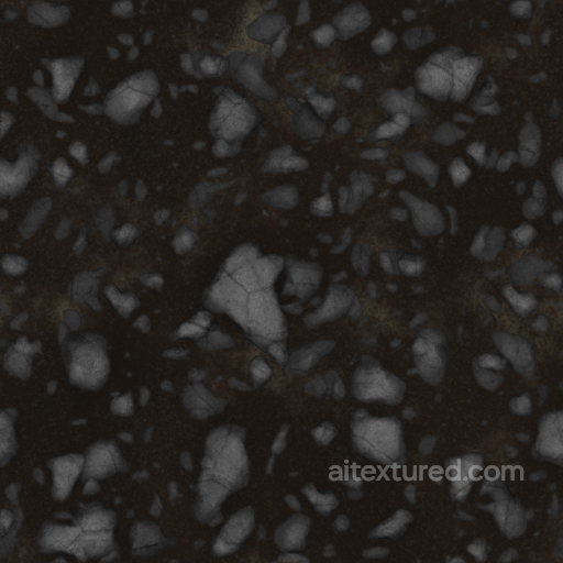 Archviz Dirt Floor Ground Mud Pebbles Rocks - Seamless PBR Texture seamless Mud PBR texture