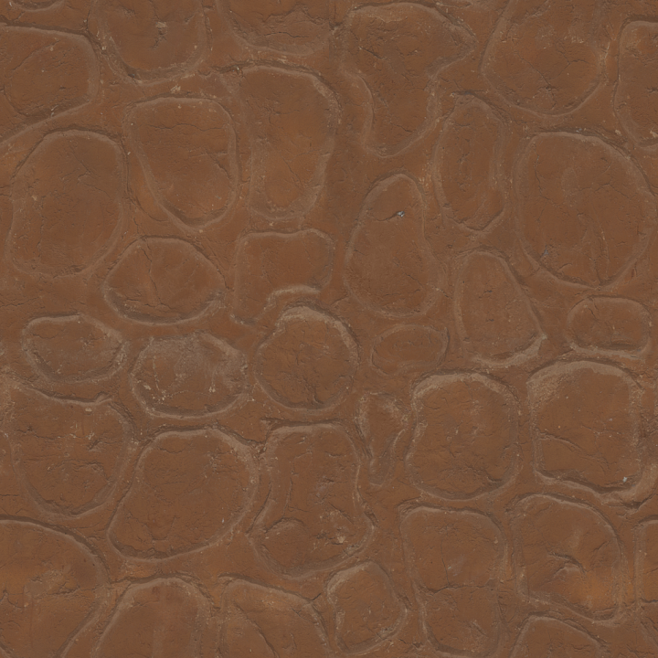 Stained Dry Wall - Dry Wall Brown Wall Uneven Weathered seamless PBR texture preview