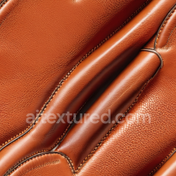seamless Seamless 3D Brown Pebbled Leather PBR Texture with Detailed Stitching and Smooth Panels texture 8k free download PBR