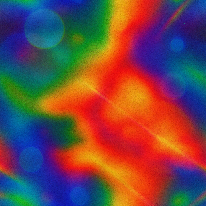 Thermal Map Chromatic Aberration Lens Flare Light Leaks Vignette Halfto… seamless PBR texture preview