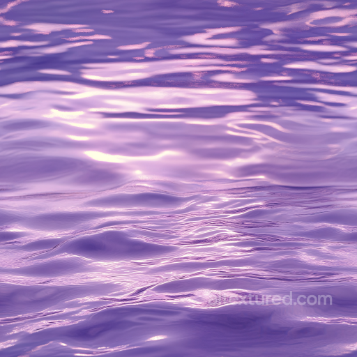 Stylized Purple Water Surface Seamless Texture with Subtle Ripples seamless Water PBR texture