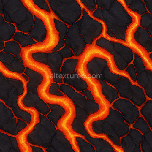 Preview — Stylized Lava Texture Preview — Stylized Lava Texture