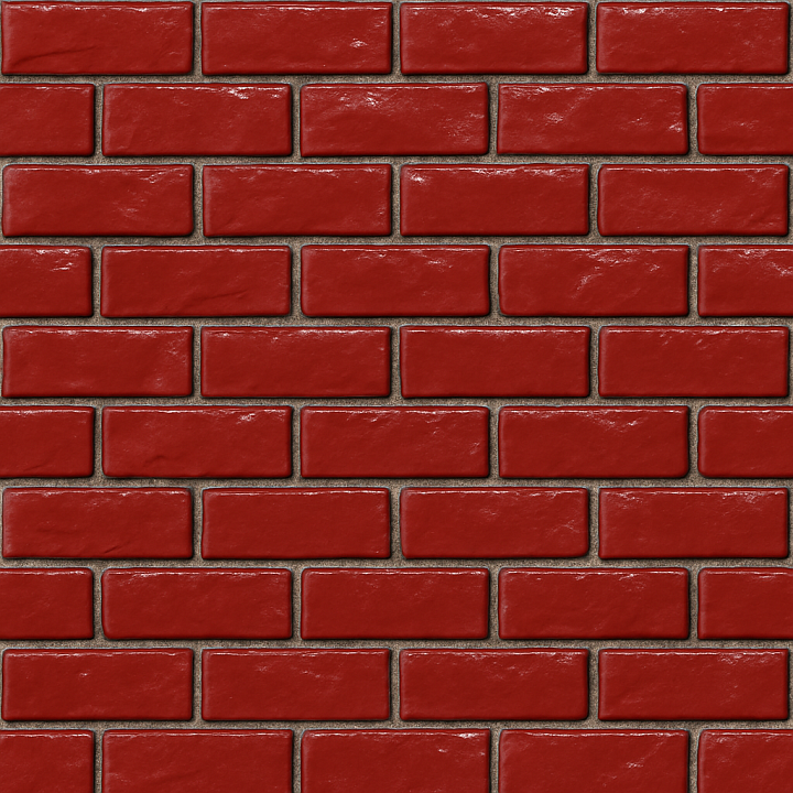 Shiny Painted Brick seamless PBR texture preview