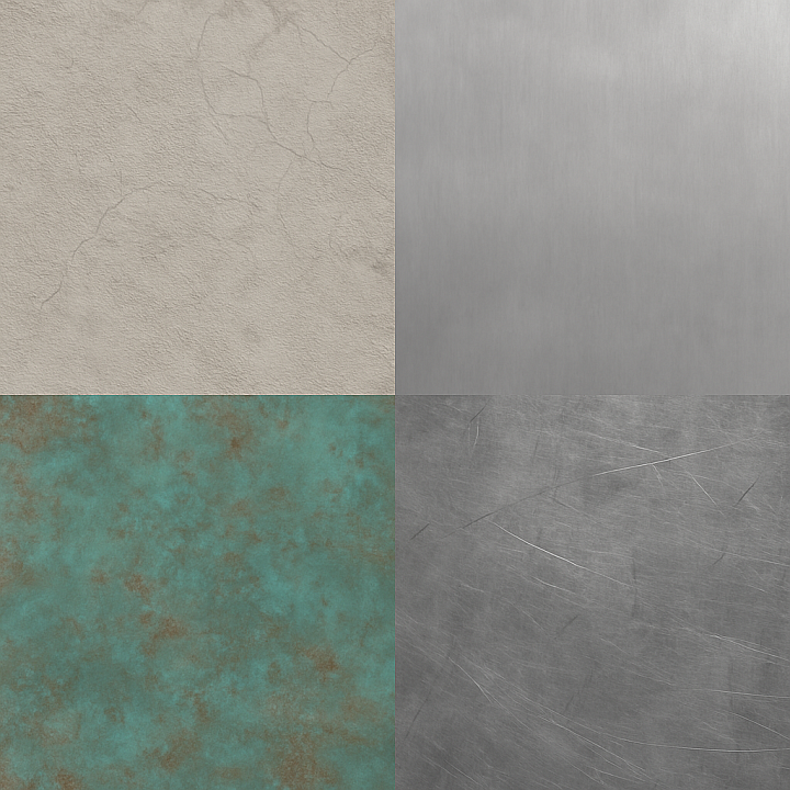 Rough Plaster Surface With Chalky Plaster And Fine Cracks seamless PBR texture preview