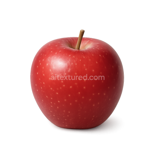 Photorealistic Red Apple
