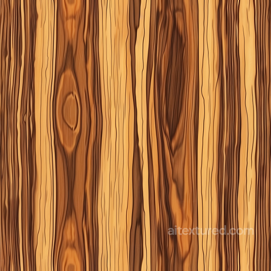 Spalted Wood Planks PBR Texture with Distinct Grain and Knots Wood texture preview